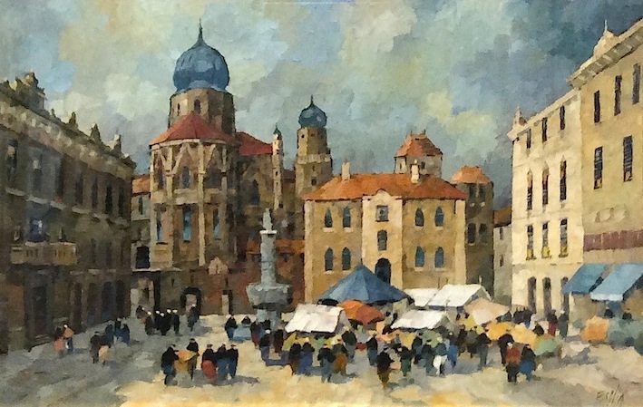 Tom Esplin|  Market at Passau | McAtamney Gallery and Design Store | Geraldine NZ